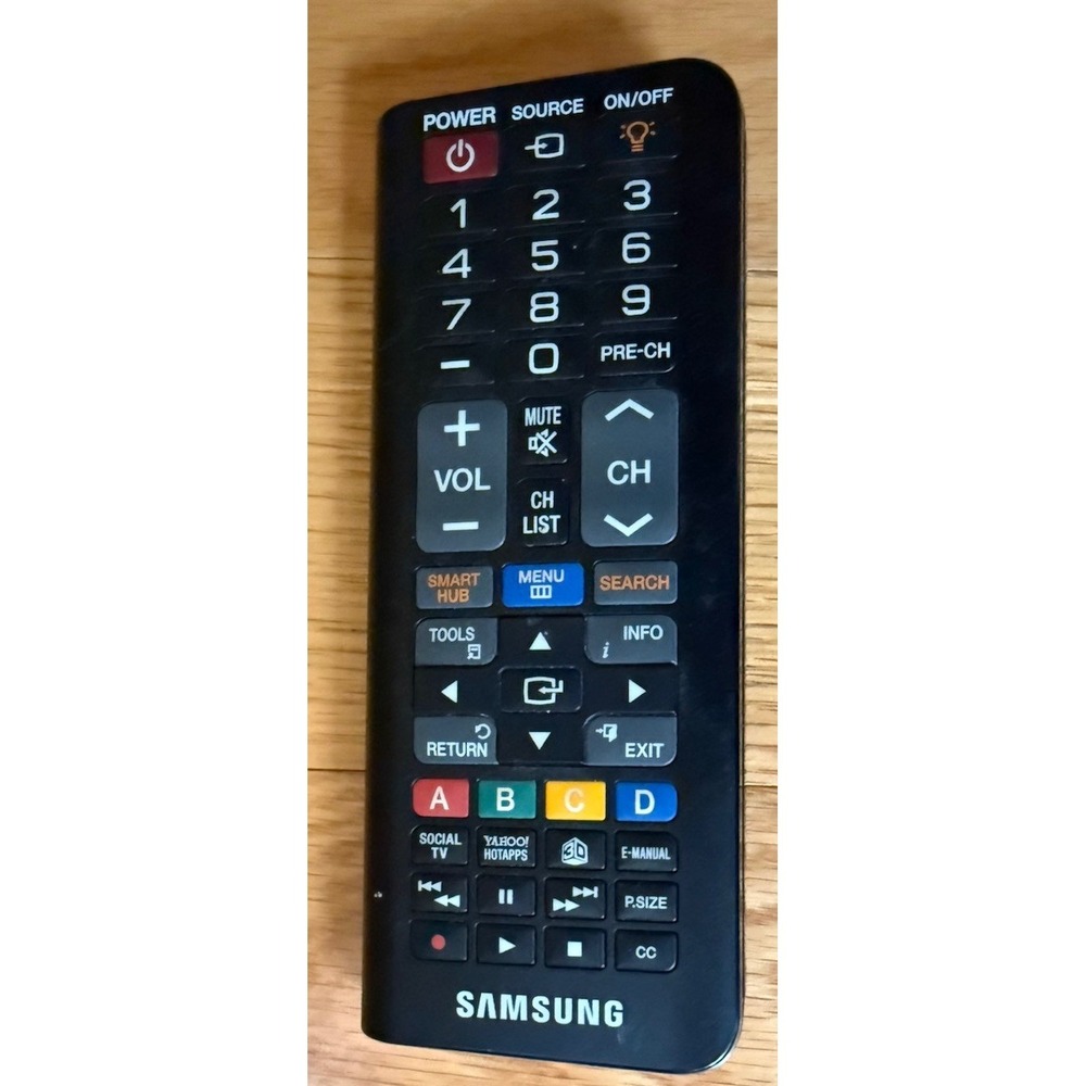 Samsung Keyboard Remote Control Model RMC-QTD1  Mode Code RMC-QTD1AP2/ZA